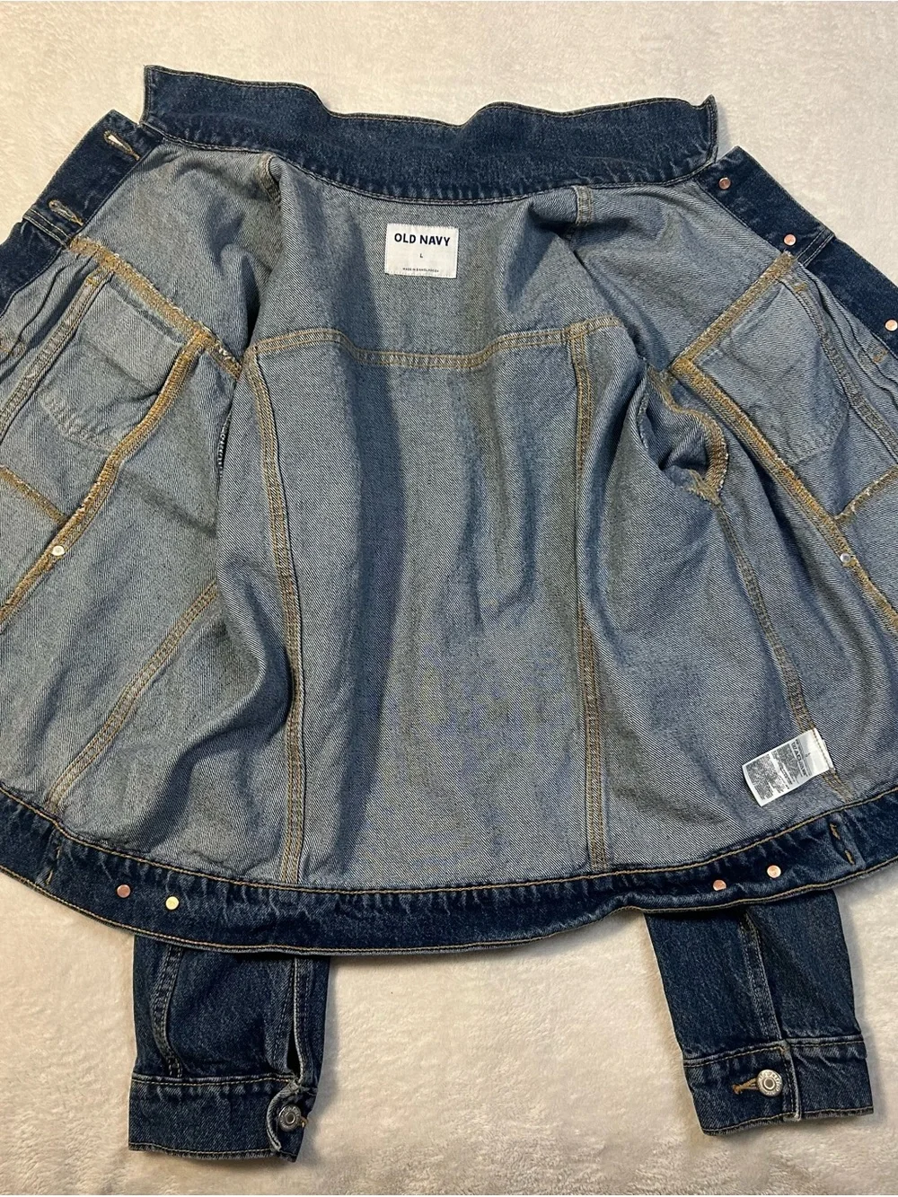 Old Navy Dark Blue Denim Jean Jacket